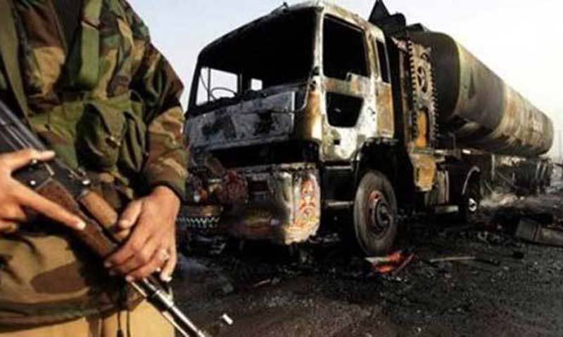 Two injured in attack on Nato supply convoy in Khyber